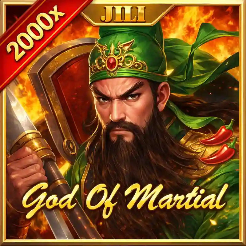 God Of Martial casino slot game banner